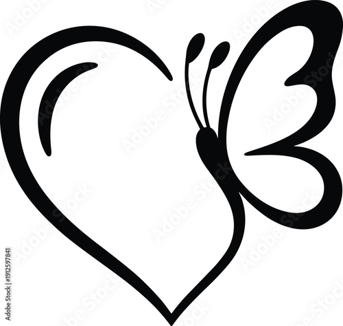 Butterfly Heart eps, Valentine SVG, Valentines Day Shirt eps, Love eps, eps, Popular eps Files For Cricut,