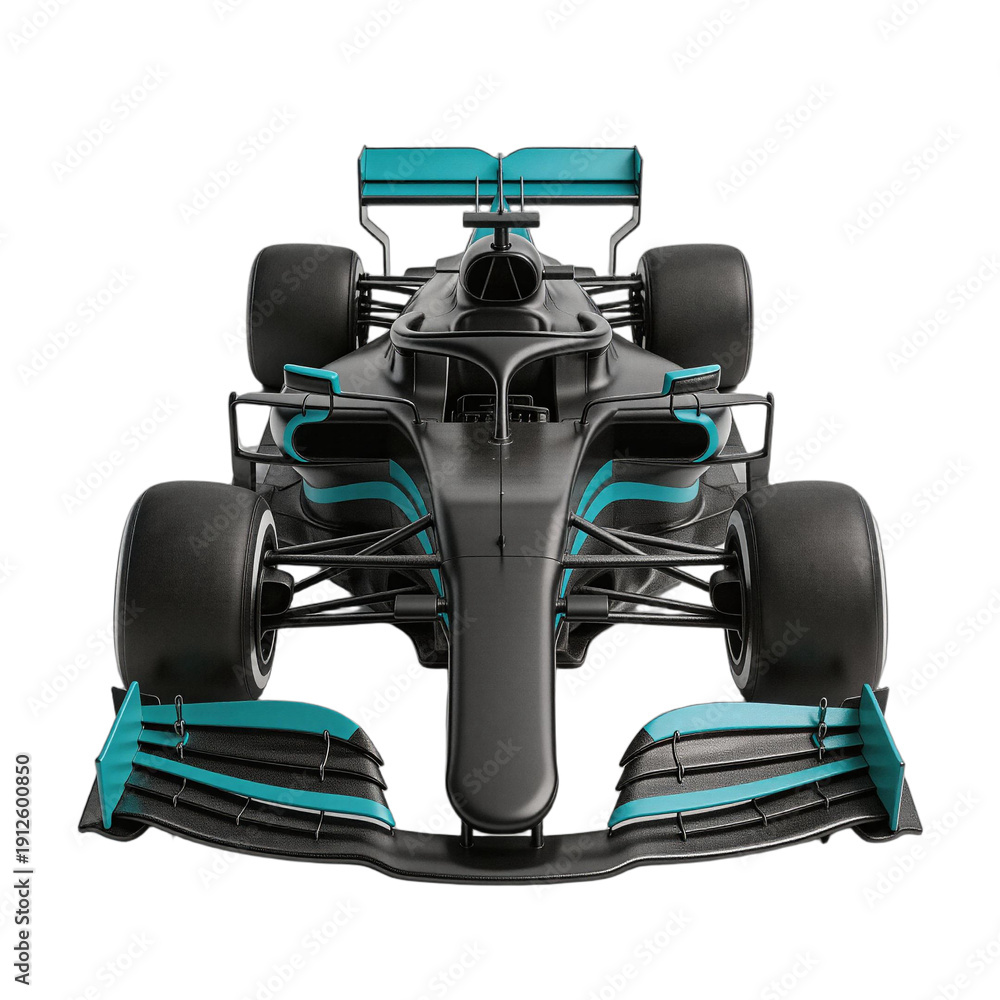 Fototapeta premium Front View of Formula 1 Race Car