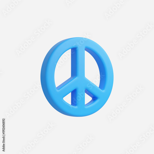 3d Realistic Peace vector illustration