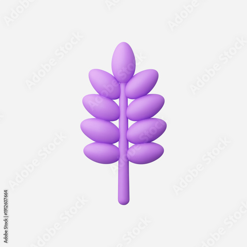 3d Realistic Wheat vector illustration