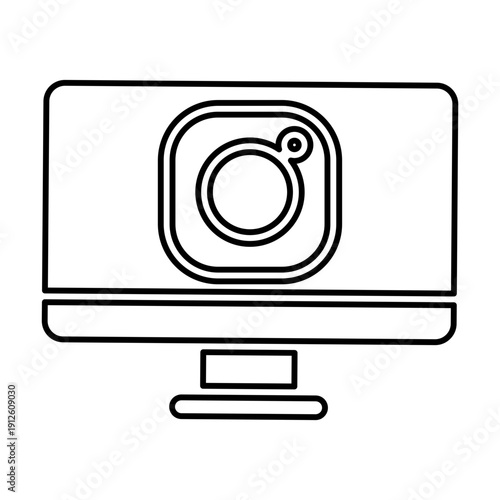 Social media app icon