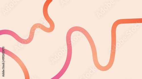 Rainbow wave line set. Abstract liquid swirl shapes with gradient background, abstract Color Circle Line Backgrounds. Chain Shape Gradient Lines Pattern, Vibrant ribbon curves backgroun