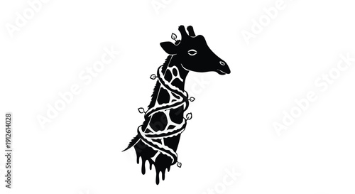 Cute and Modern Giraffe Vector Illustration – Cartoon, Flat, and Minimal Designs for Kids and Branding
