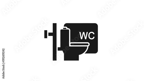 Minimalist concept image with empty text and blank tags placeholder