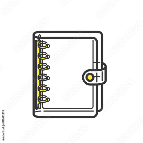 シール帳として使える透明バインダー