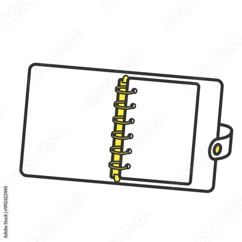 シール帳として使える透明バインダー