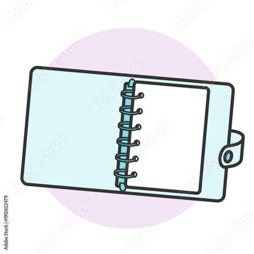 シール帳として使える透明バインダー