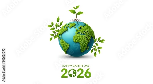 Eco Sustainability Earth Day Green Planet Growth Concept