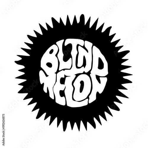 Stunning blind logo with modern typography and dynamic design