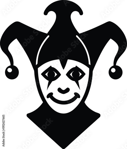 Jester Face with Hat Icon