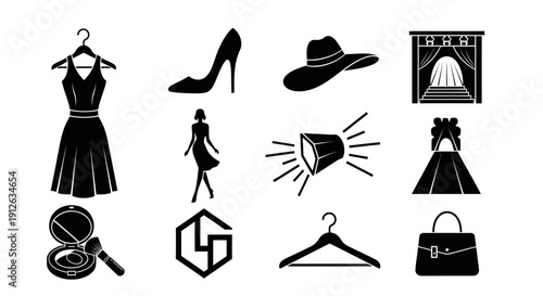 Fashion accessories and clothing items.