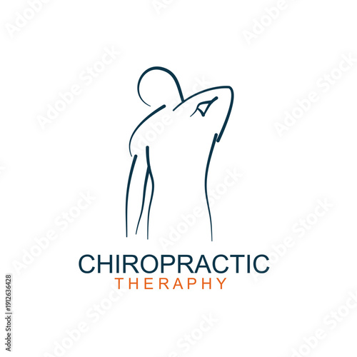 a bone chiropractic vector illustration icon