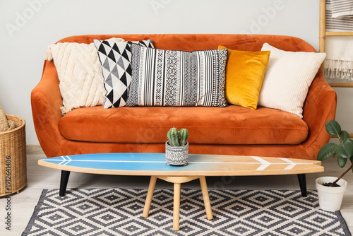 Interior of living room wit...