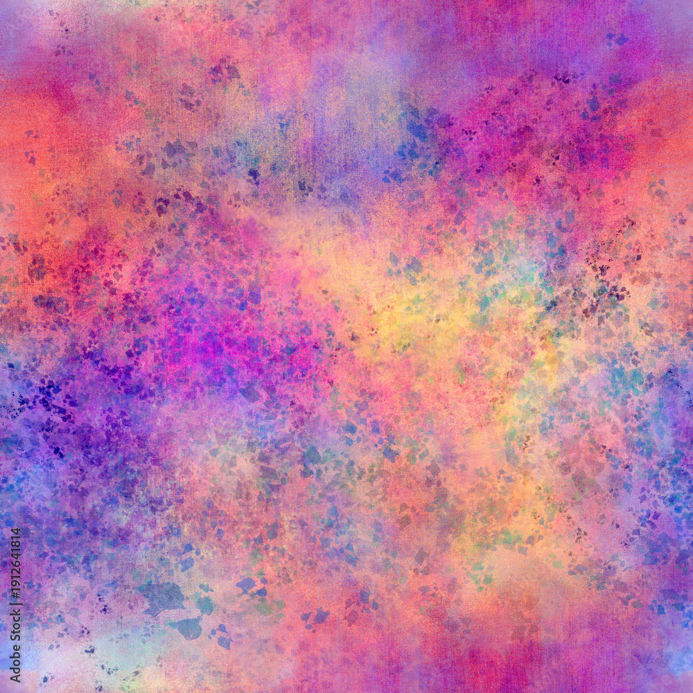Obraz premium Digital painting Abstract blurred seamless pattern in transparent rainbow colors Grunge effect Grainy, multicolored background