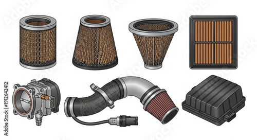 Car Air Filter Parts Assorted.
