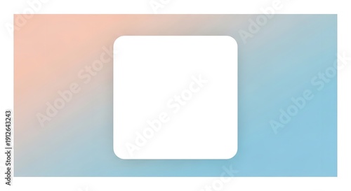 Free Download A blank white rectangle on a colorful gradient background - GFXLoad