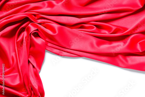 Beautiful red velvet curtai...
