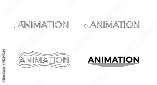 Animation Text Styles - Creative Typography Designs