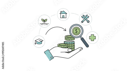 A minimalist high-angle shot captures a sleek designer chair positioned on a polished concrete floor against a soft neutral studio backdrop