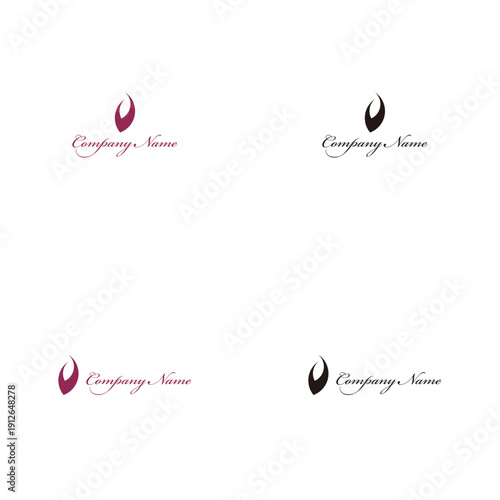 Dynamic V-Letter Flame Logo for Energy and Performance Branding