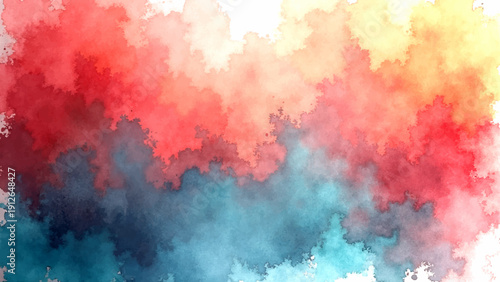 Vector Abstract watercolor background, showcasing a vibrant display of colors, perfect for artistic projects, design, and adding a touch of elegance and creativity