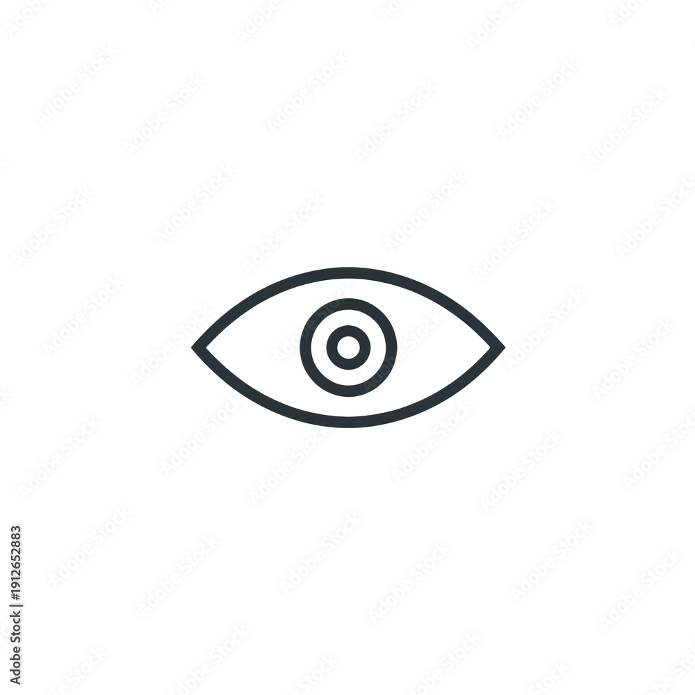 Obraz premium human eye vector illustration