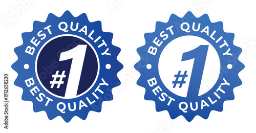 Best Quality #1 Badges: Top Rated Excellence Seals for Trusted Products