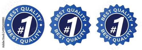 Best Quality #1 Badges: Top Rated Excellence Seals for Trusted Products