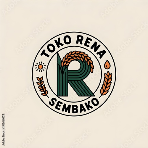 retro coffee label
