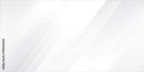 Grey white abstract background paper shine and layer element vector for presentation design.