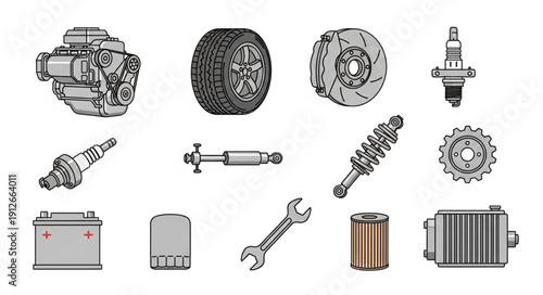 Car Parts and Automotive Components.