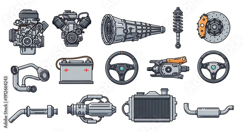 Car Parts and Automotive Components.