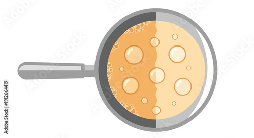 Examining liquid effervescence through a magnifying glass reveals distinct bubble formations a comparative study of fluid surface dynamics and