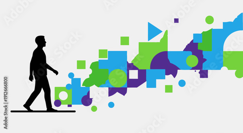 Exploring the dynamic interface of human progress and advanced AI technology, fostering innovative solutions and digital transformation pathways in an evolving world