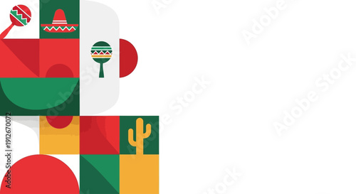 Celebrate Mexican Heritage with Vibrant Cultural Icons and Symbols