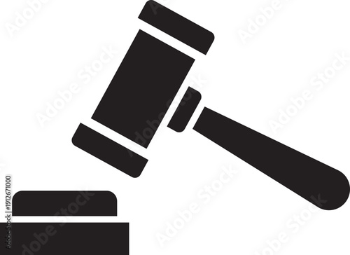 hammer gavel icon illustrator design 