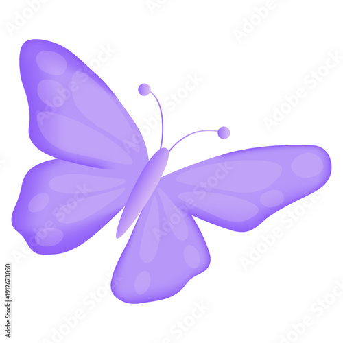 Butterfly Flying Illustration