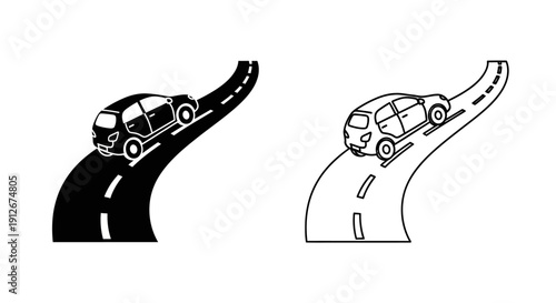 Vintage car racing illustration, retro race cars, classic auto competition, vintage racing Vector