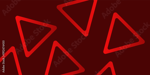Abstract Red Triangle Pattern Background Modern Geometric Design. eps10