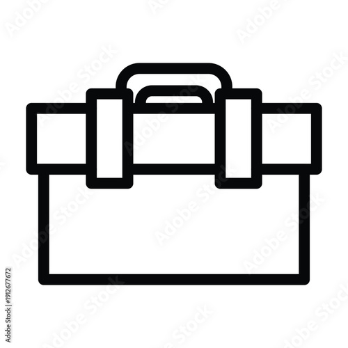 toolbox outline icon vector design good for web or mobile app