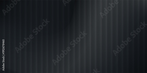 Top Black vector. Abstract 3d backdrop for product presentation. Minimal wall scene. illustration gray