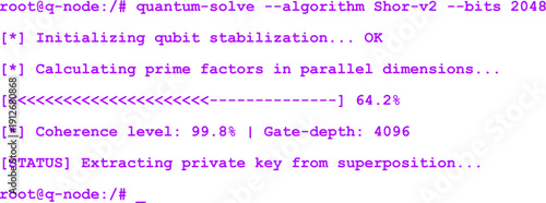 Cyber security hacking attack mockup Purple text - No background