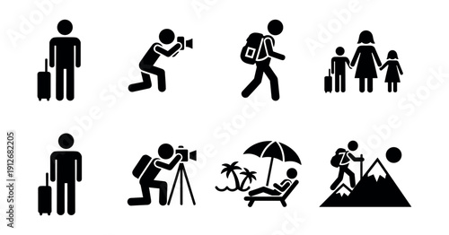 Travel and Leisure Icons Set