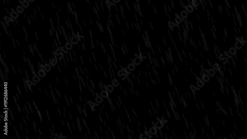 realistic rainfall on black background