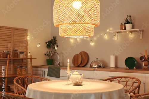 Interior of modern kitchen ...