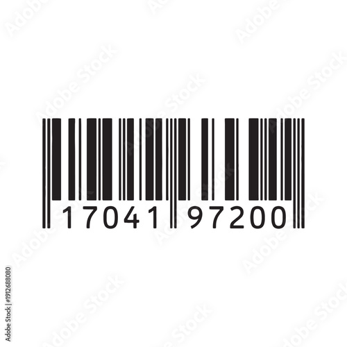 This is a close-up image of a standard barcode with numbers printed below it. The barcode consists of vertical black lines of varying thicknesses on a white background, with a series of digits printed