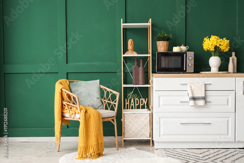 Interior of stylish kitchen...