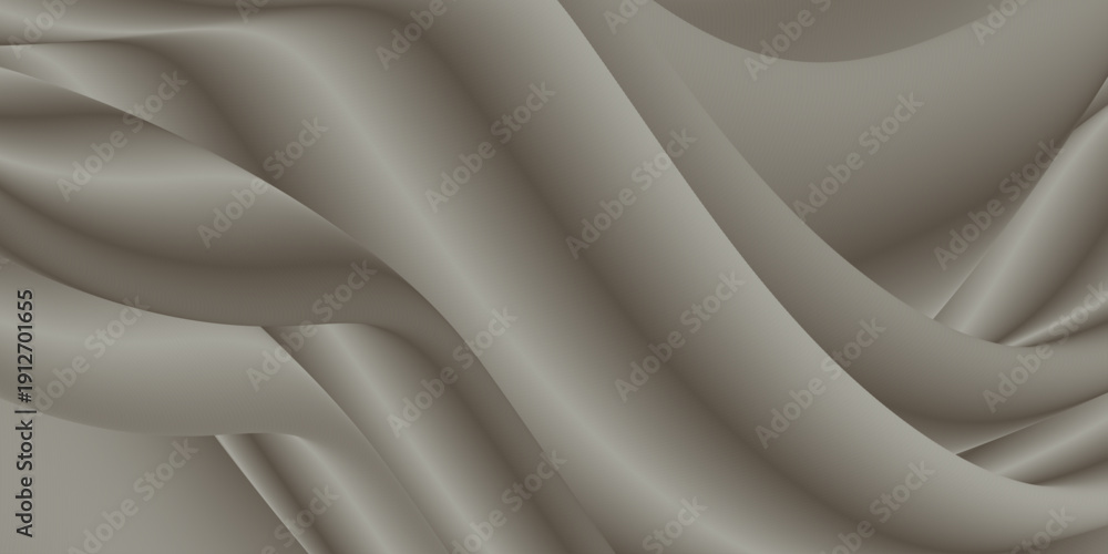 Obraz premium White silk fabric texture background with smooth flowing waves and soft luxury design