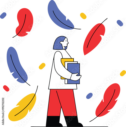 Brown Burlap Sack or Jute Bag Illustration Isolated on White Background