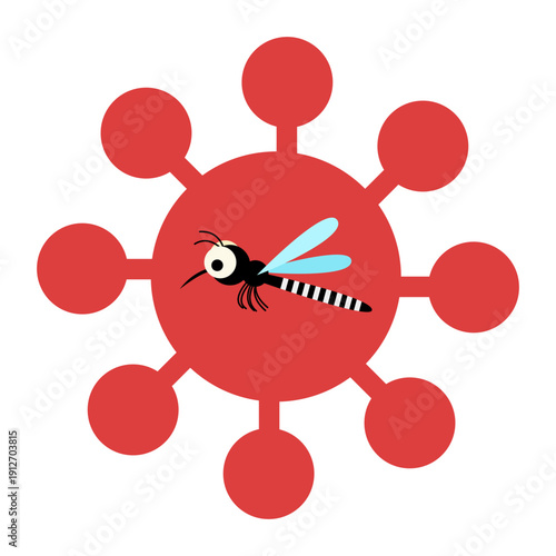 mosquitoes bite. dengue fever and zika infection concept